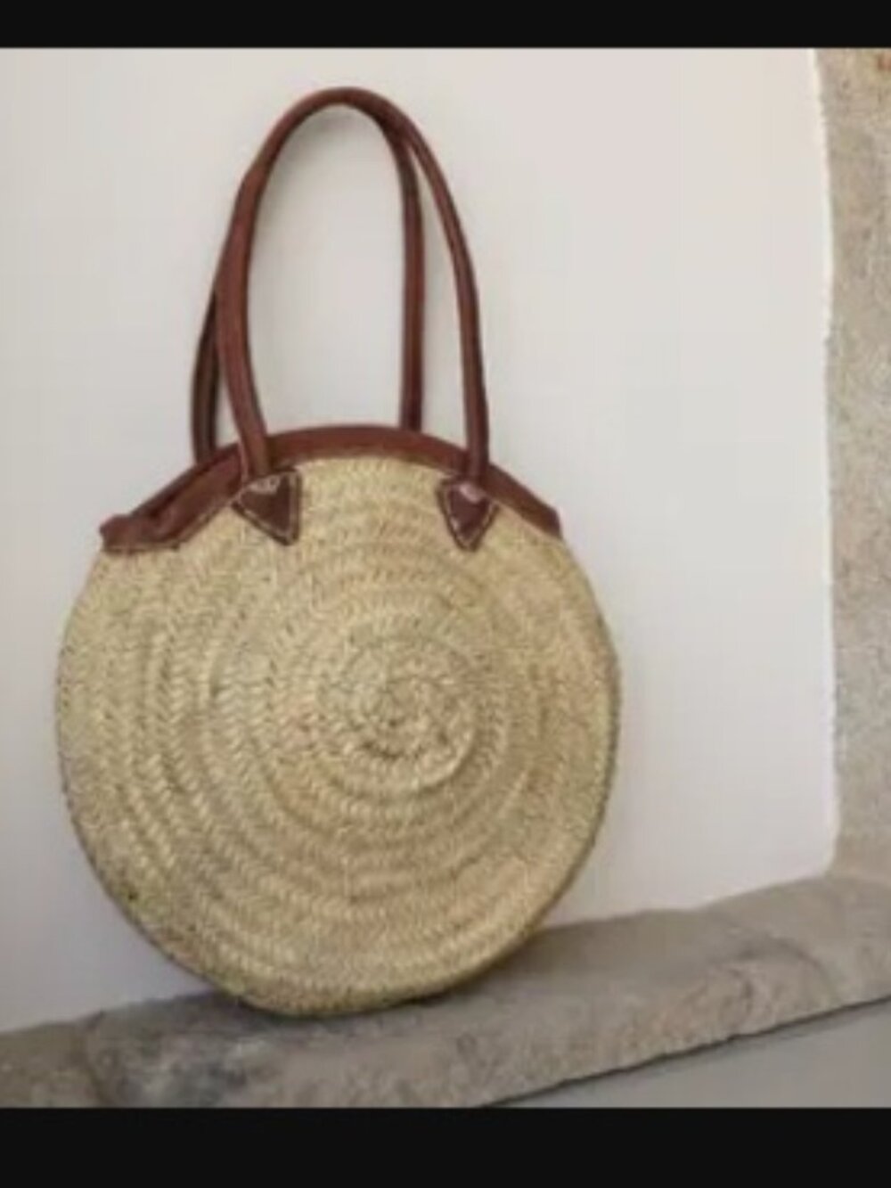 ALBA ATN - Tote Bag - Portugese Hand-Stitched Woven Basket - RARE / NWT